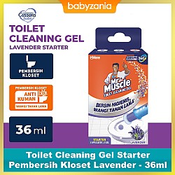 Mr Muscle Toilet Cleaning Gel Starter Pembersih Kloset Lavender - 36ml