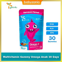 Youvit Multivitamin Gummy Omega Anak / Kids...