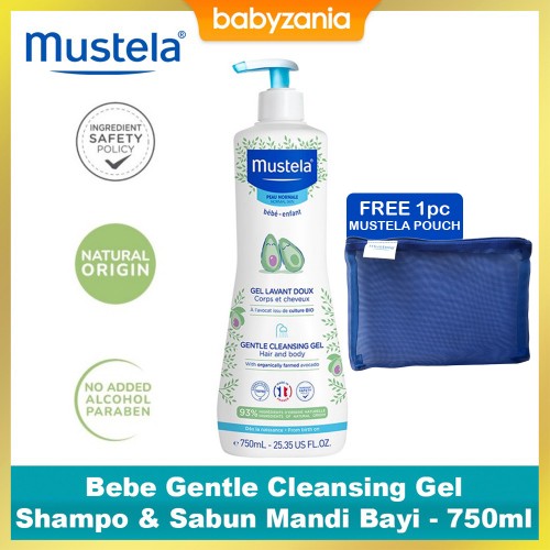 Mustela Bebe Gentle Cleansing Gel Hair and Body - 750ml