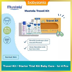 Mustela Travel Kit / Starter Trial Kit Baby Care - Isi 4 Pcs