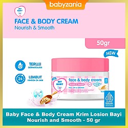 My Baby Face & Body Cream Krim Bayi 50 gr - Nourish & Smooth