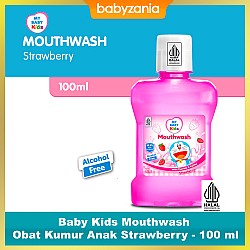 My Baby Kids Mouthwash Obat Kumur Anak Strawberry - 100 ml