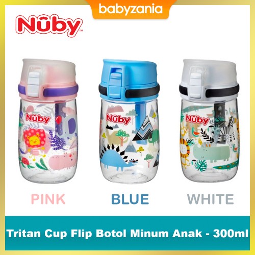 Nuby Tritan Cup Flip Botol Minum Anak - 300 ml