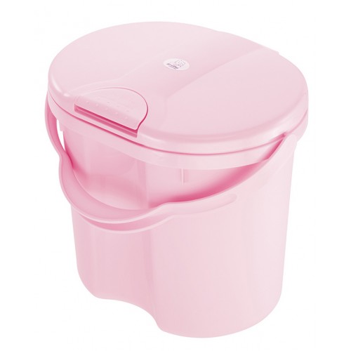 Rotho Nappy Pail Top - Tender Rose Pearl