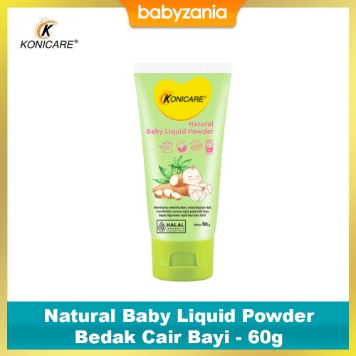 Konicare Natural Baby Liquid Powder for Newborn Bedak Cair - 60gr