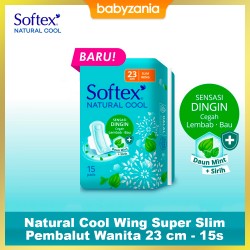 Softex Natural Cool Wing Super Slim Pembalut...