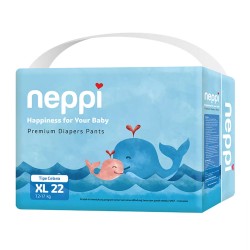 Neppi Popok Bayi Premium Diaper Pants - XL 22