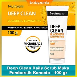 Neutrogena Deep Clean Black Head Daily Scrub Pembersih Muka - 100 gr