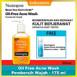 Neutrogena Oil Free Acne Wash Pembersih Wajah Kulit Berjerawat 175 ml