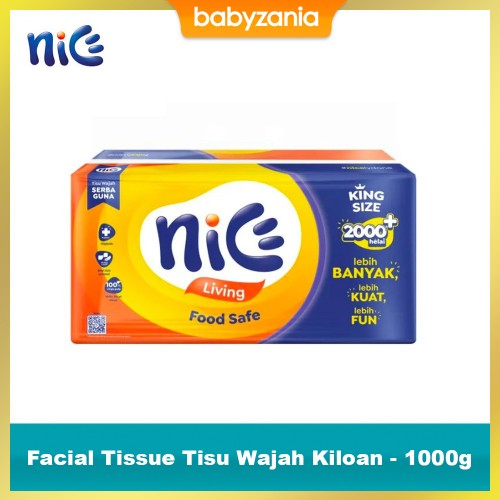 Nice Wipes Facial Tissue Kiloan - 900gr