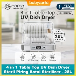 Norge 4 in 1 Table Top UV Dish Dryer / Piring...