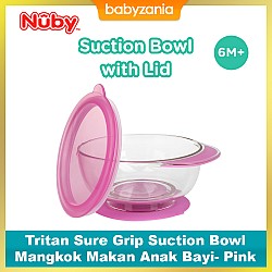 Nuby Tritan Sure Grip One Handle Suction Bowl -...