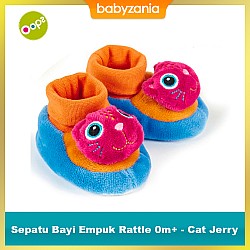 OOPS Sepatu Bayi Empuk Rattle 0m+ - Cat Jerry