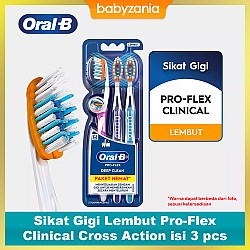 Oral-B Sikat Gigi Lembut Pro-Flex Clinical Cross...