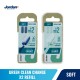 Jordan Oral Care Green Clean Change X2 Sikat Gigi Bayi With 2 Refill