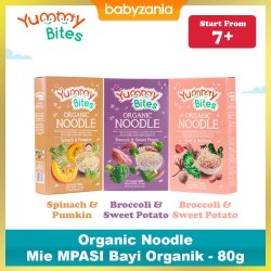 Yummy Bites Organic Noodle Mie MPASI Bayi Organik...