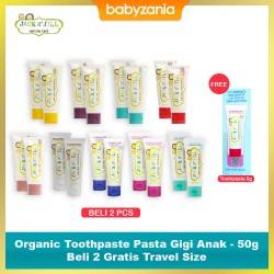 Jack N Jill Organic Toothpaste Pasta Gigi Anak...