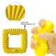 Mombella Educational Geometry Sensory Teether Toy Set Mainan Gigitan Bayi - Lion Yellow