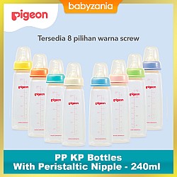 Pigeon PP KP Bottle with Peristaltic Nipple 240ml