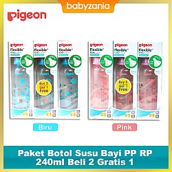 Pigeon Paket Botol Susu Bayi PP RP 240 ml - Beli...