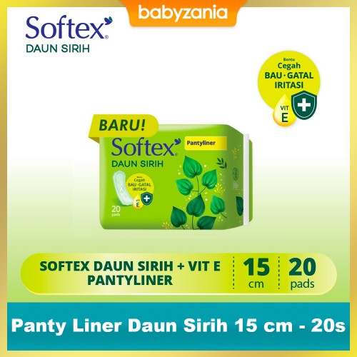 Softex Panty Liner Daun Sirih 15 cm - 20s