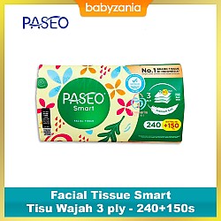 Paseo Facial Tissue Smart Tisu Wajah 3 ply -...