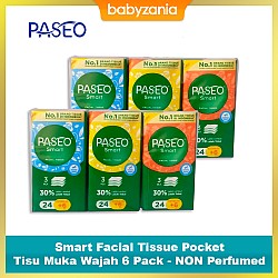 Paseo Smart Facial Tissue Pocket Tisu Muka Wajah...