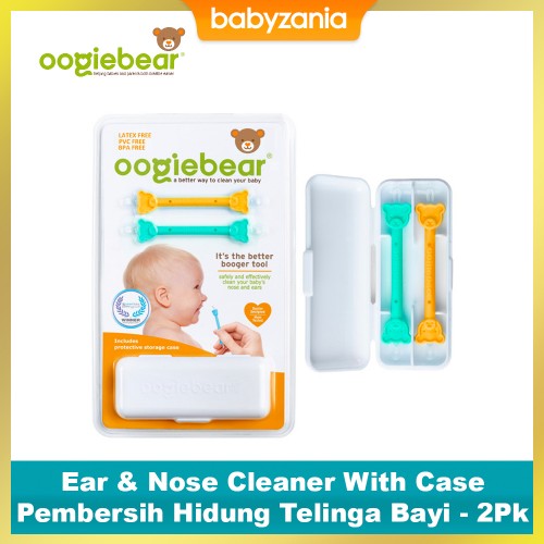 Oogiebear Ear & Nose Cleaner with Case - 2Pk