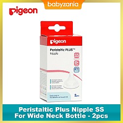 Pigeon Peristaltic Plus Nipple SS for Wide Neck...