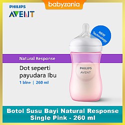 Philips Avent Botol Susu Natural Response 260 ml...