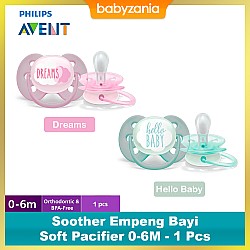 Philips Avent Soother Empeng Bayi Soft Pacifier...