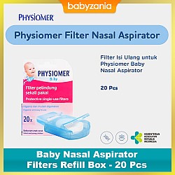 Physiomer Baby Nasal Aspirator Filter Isi Ulang Refill Box Isi 20 Pcs
