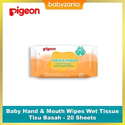 Pigeon Baby Hand and Mouth Wipes Wet Tissue Tisu...
