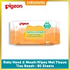 Pigeon Baby Hand and Mouth Wipes Wet Tissue Tisu Basah - 60 Sheets