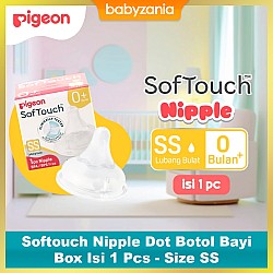 Pigeon Softouch Nipple Dot Botol Bayi Box Isi 1...