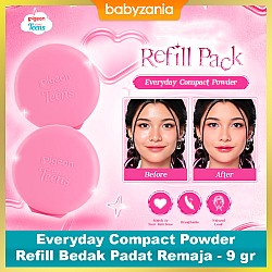 Pigeon Teens Everyday Compact Powder Bedak Padat Remaja 9 gr - REFILL