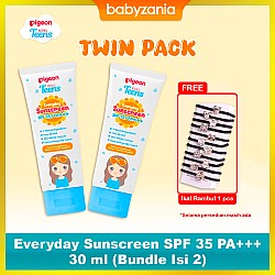 Pigeon Teens Everyday Sunscreen SPF 35 PA+++ 30 ml (Bundle Isi 2)