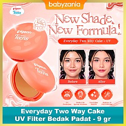 Pigeon Teens Everyday Two Way Cake + UV Filter Bedak Padat - 9 gr