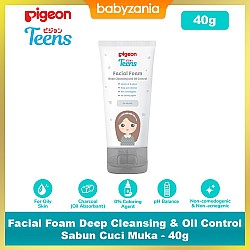 Pigeon Teens Facial Foam Deep Cleansing & Oil...