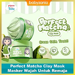 Pigeon Teens Clay Mask Masker Wajah Untuk Remaja - Perfect Matcha