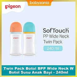 Pigeon Twin Pack Botol BPP Wide Neck Botol Susu...