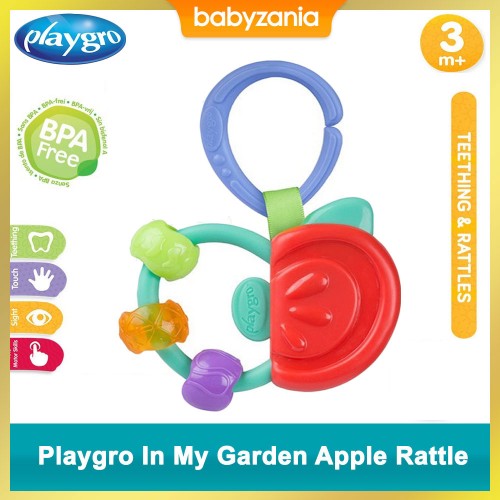 Playgro In My Garden Apple Rattle