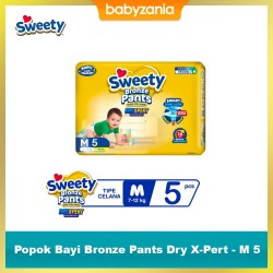Sweety Popok Bayi Bronze Pants Dry X-Pert - M 5