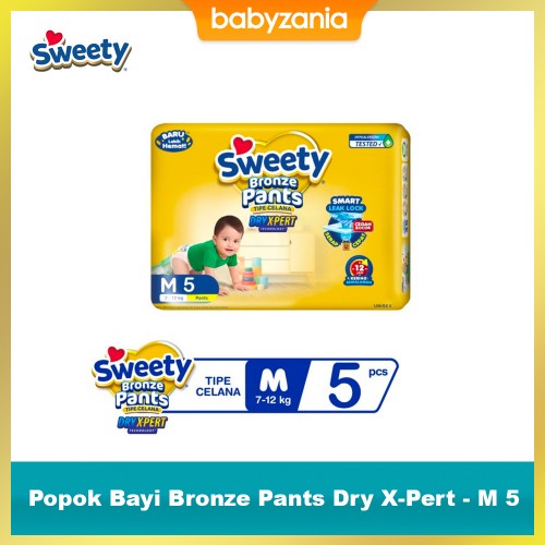 Sweety Popok Bayi Bronze Comfort Dry X-Pert - M 5