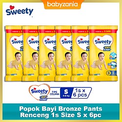 Sweety Popok Bayi Bronze Pants Renceng 1 Sachet...