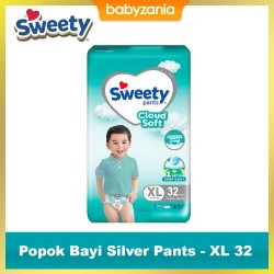 Sweety Popok Bayi Celana Silver Pants - XL 32