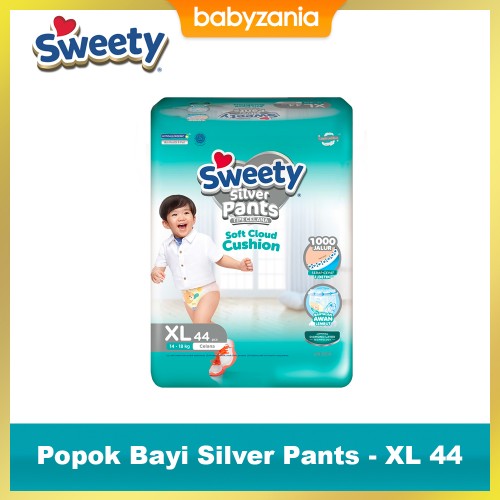 Sweety Popok Bayi Silver Pants - XL 44
