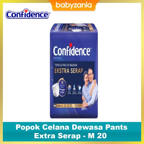 Confidence Popok Celana Dewasa Pants Extra Serap - M 20