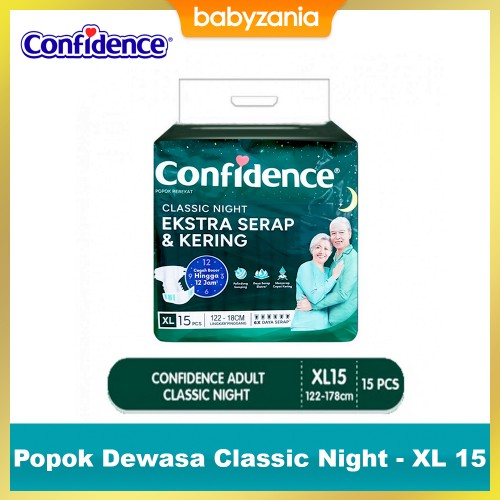 Confidence Popok Dewasa Classic Night - XL 15
