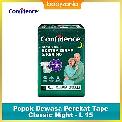 Confidence Popok Dewasa Perekat Tape Classic...